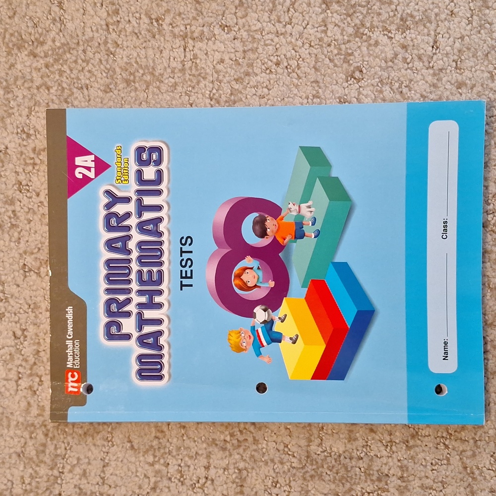 Singapore Primary Mathematics Standards Edition Level 2A Tests Book